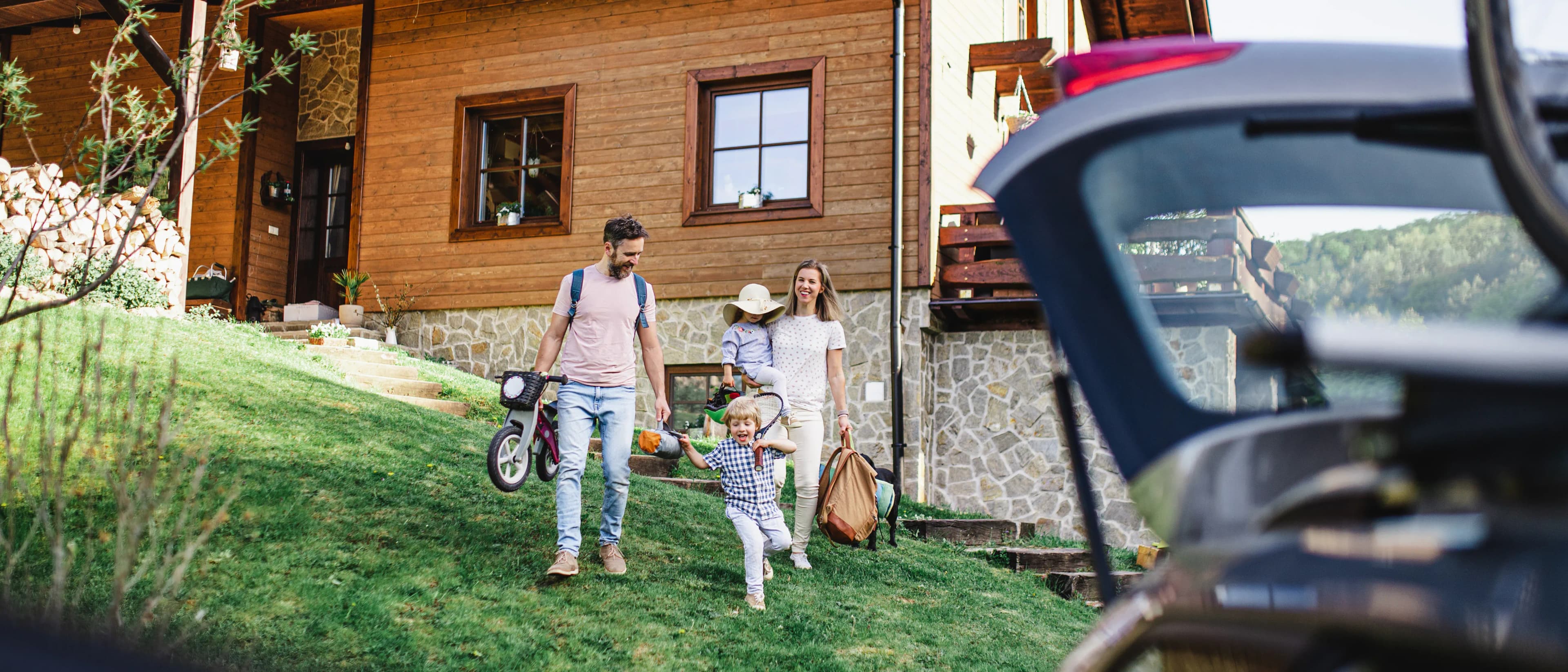 gezin met kinderen en vakantie